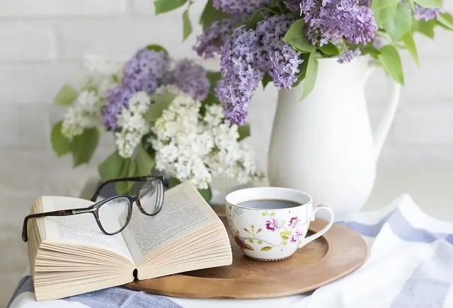 DIY herb garden coffee table with fresh plants for indoor décor